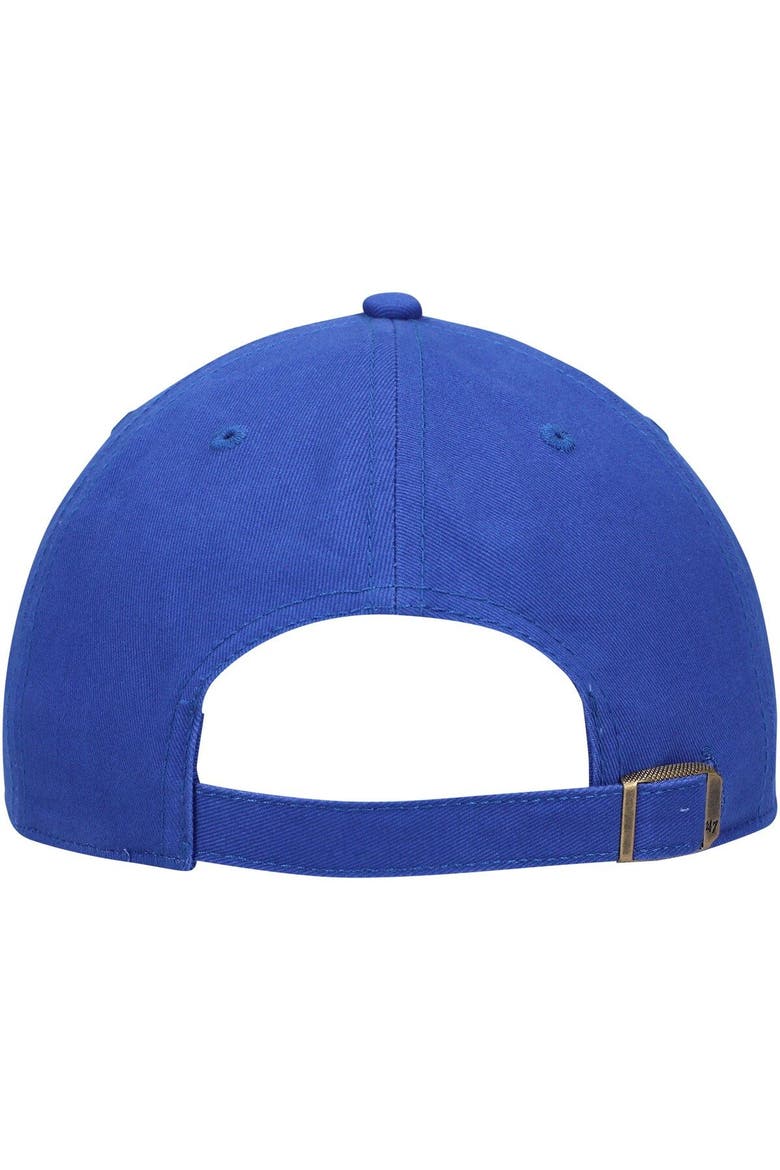 Women's '47 Royal New England Patriots Miata Clean Up Legacy Adjustable Hat, Alternate, color, Royal