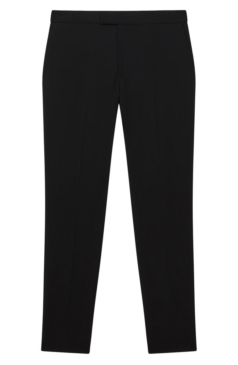 Reiss Found Slim Fit Pants, Alternate, color, Black