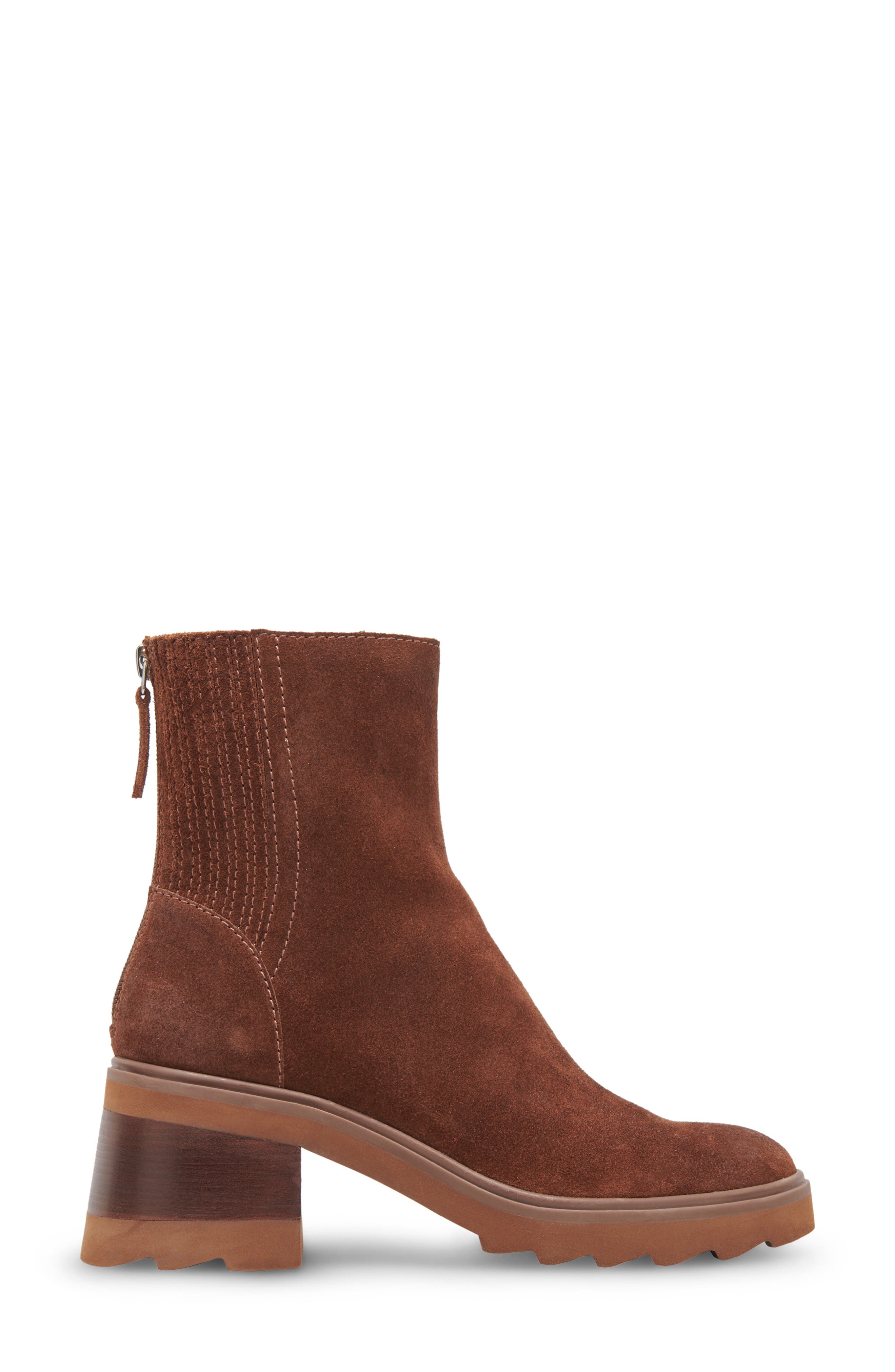 Martey H2O Waterproof Bootie, Alternate, color, COCOA SUEDE H2O