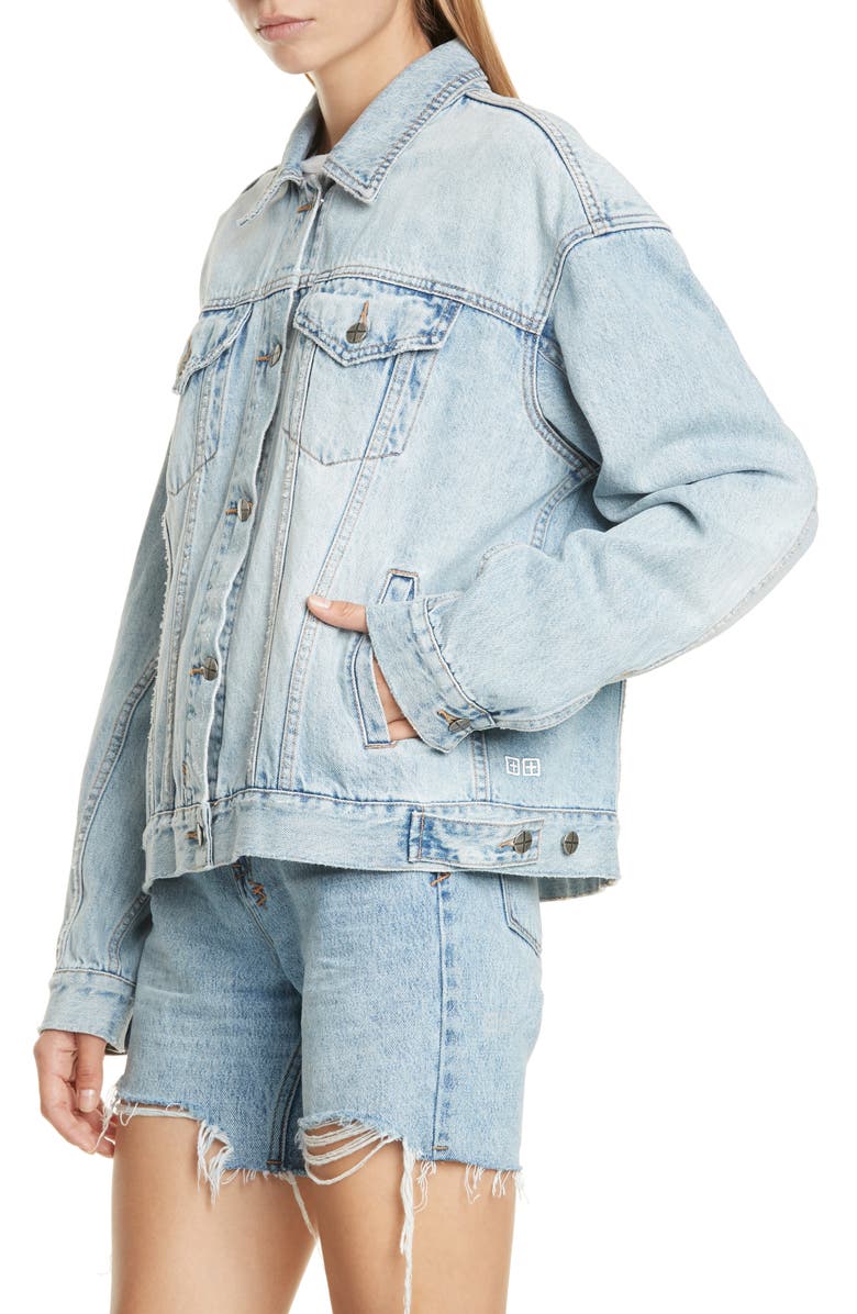 Ksubi Karma Oversize Denim Jacket, Alternate, color, 