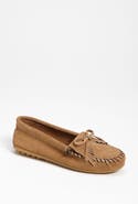 Minnetonka Kilty Suede Driving Shoe