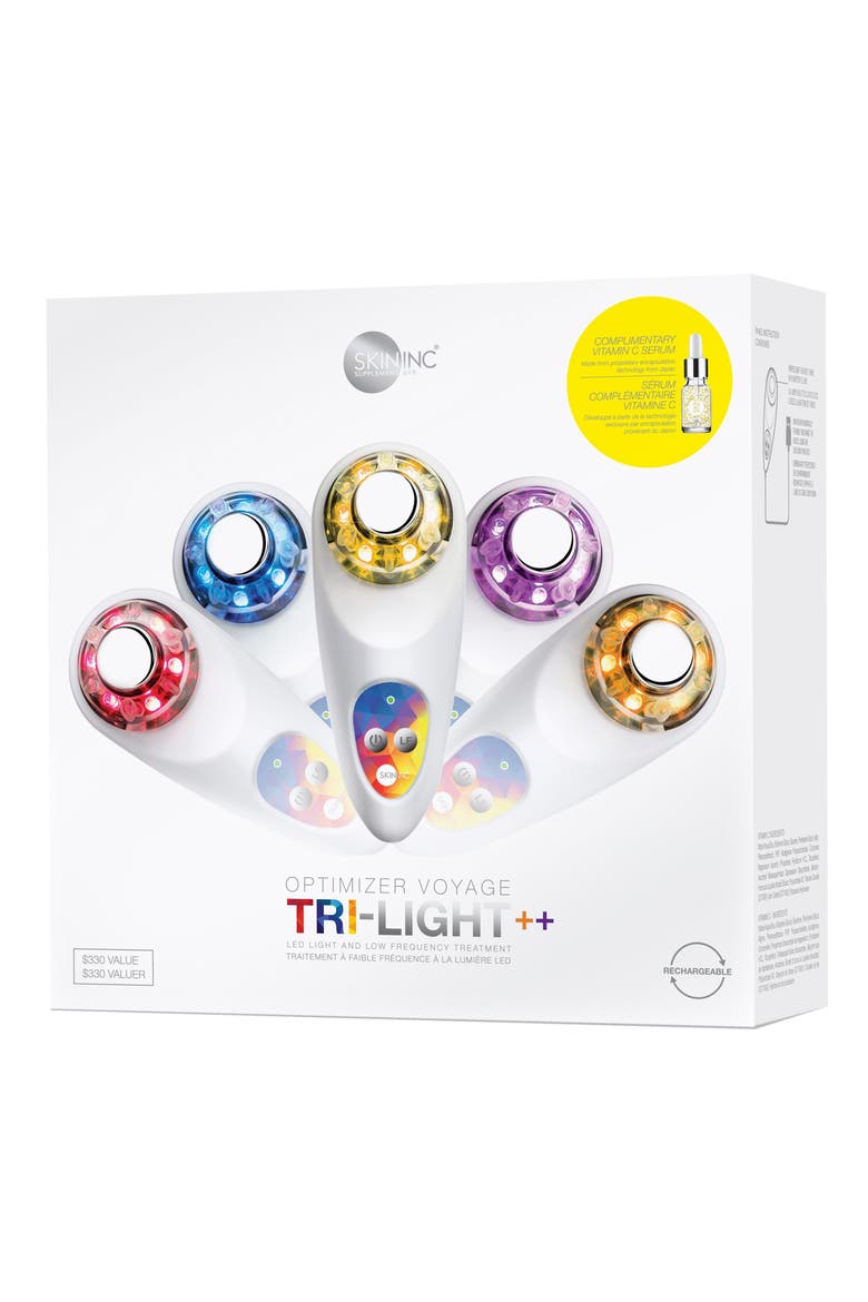 Skin Inc. Rechargeable Optimizer Voyage Tri-Light++ Set, Alternate, color, NO COLOR