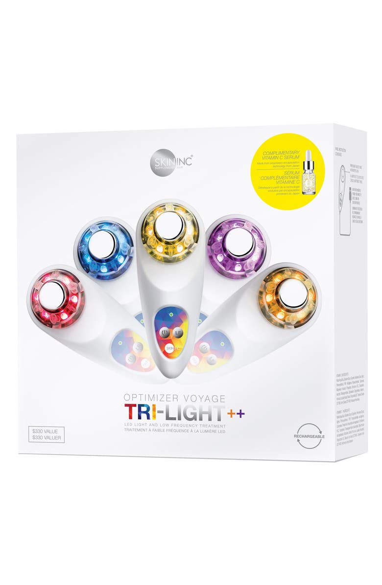 SKIN INC<sup>®</sup> SUPPLEMENT BAR Skin Inc. Rechargeable Optimizer Voyage Tri-Light++ Set, Alternate, color, 