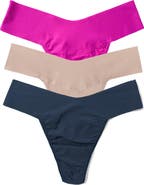Hanky Panky Breathe Assorted 3-Pack V-Cut Thongs