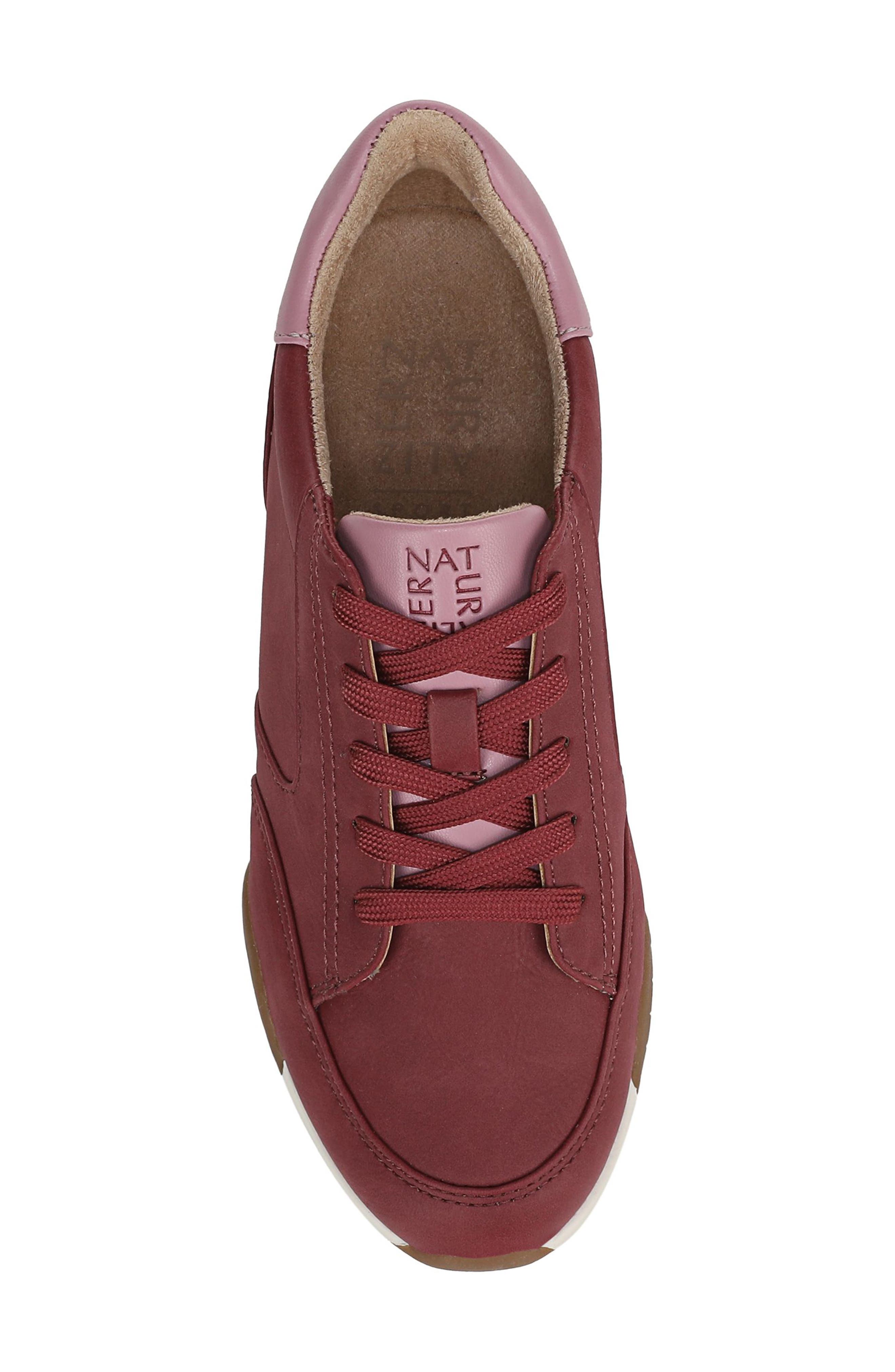 Patricia Sneaker, Alternate, color, WINE RED