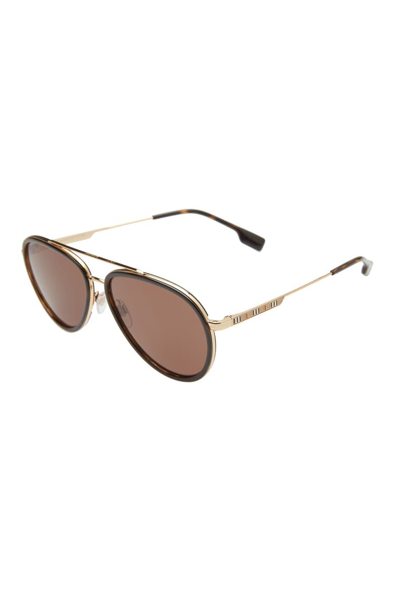59mm Aviator Sunglasses, Alternate, color, GOLD