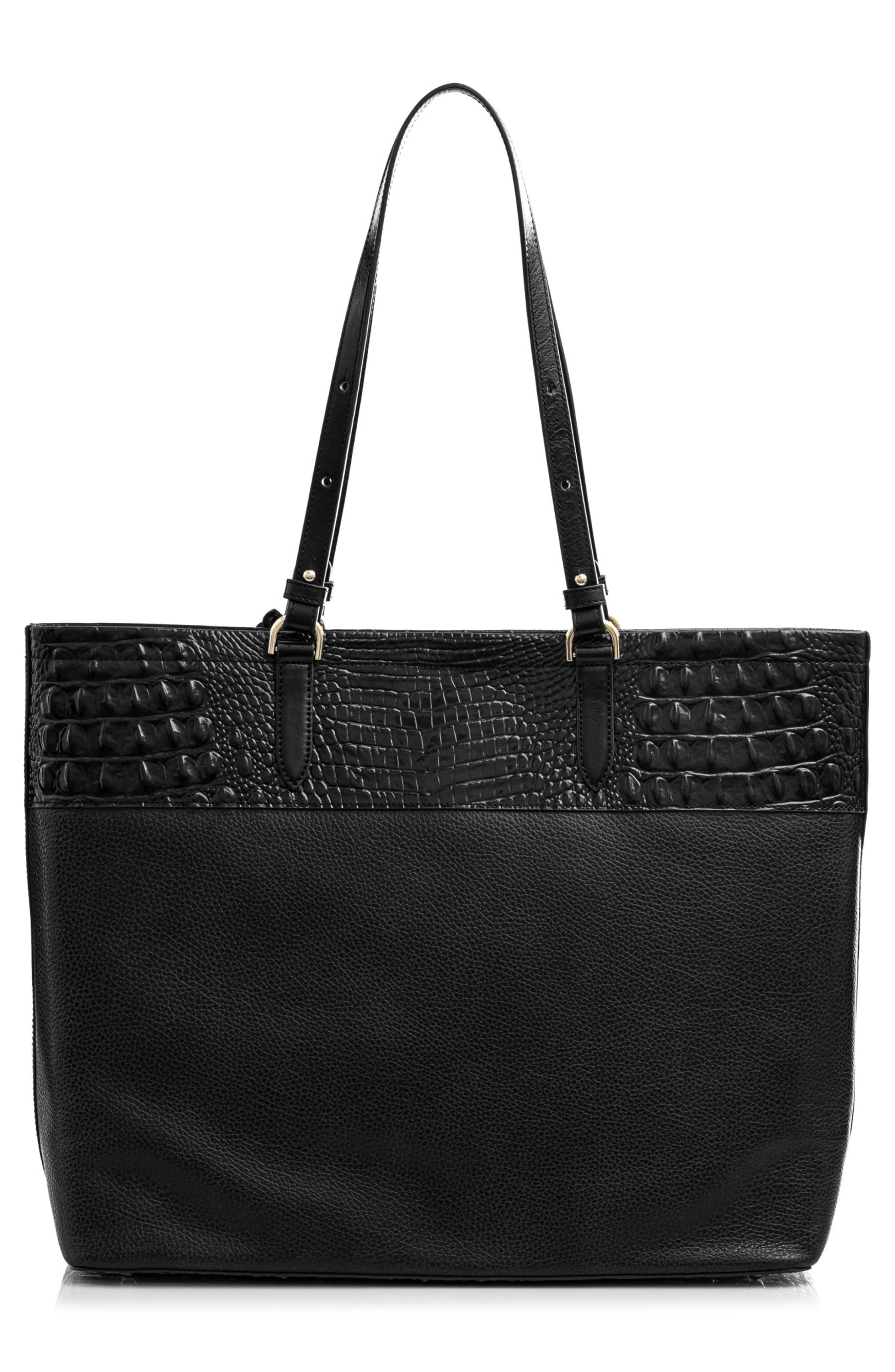 Brahmin Tansey Croc Embossed Leather Tote, Alternate, color, 