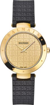 Balmain ia Rubber Strap Watch, 33mm
