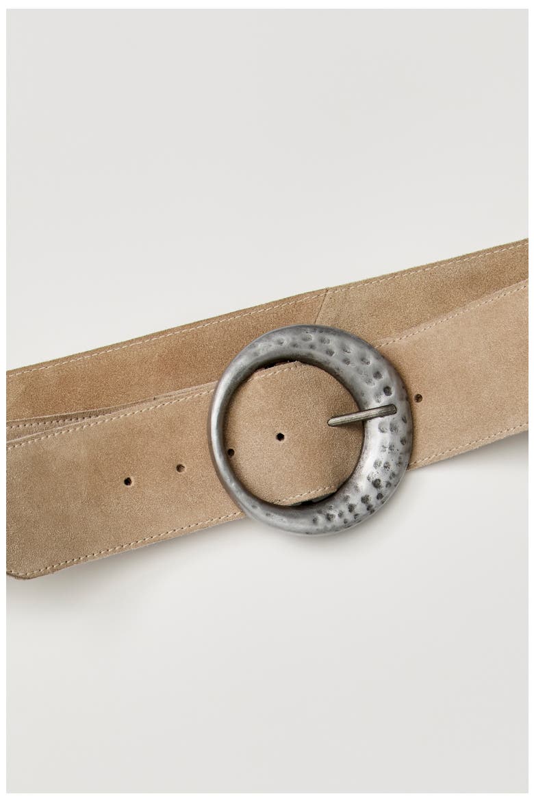 Luna Suede Hip Belt, Alternate, color, ECRU
