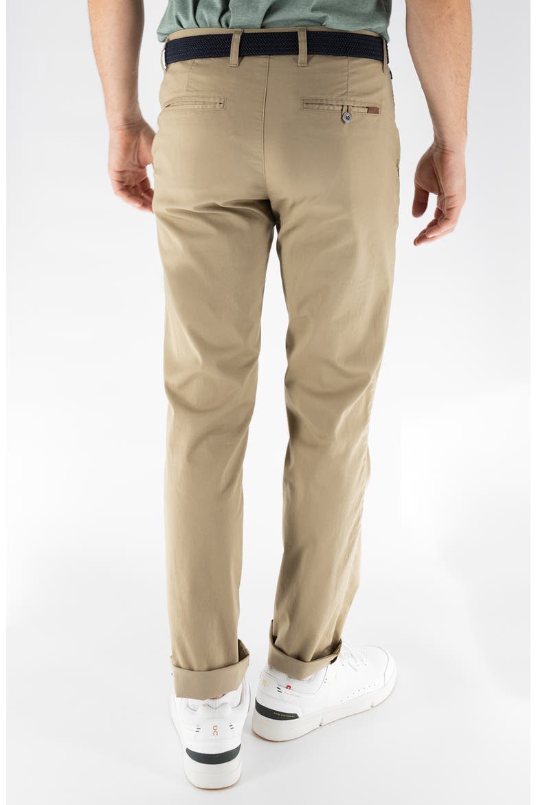 Maneuver Slim Straight Leg Performance Twill Pants, Alternate, color, MEDIUM BEIGE/ KHAKI
