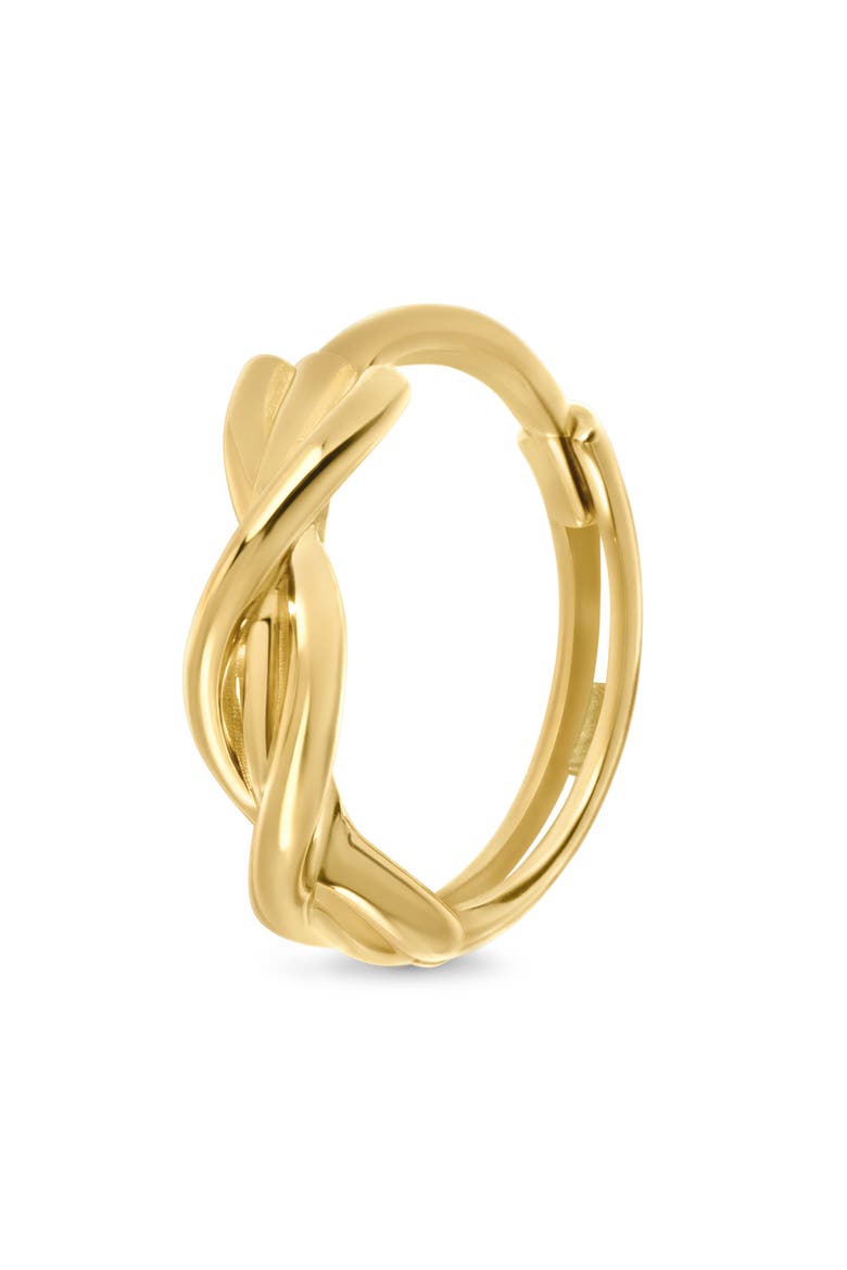 14k Gold Huggie Hoop Earrings, Alternate, color, 14K YELLOW GOLD
