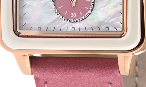 Gv2 Bari Viva Mother-of-pearl Dial Diamond Watch, 34mm In Pink