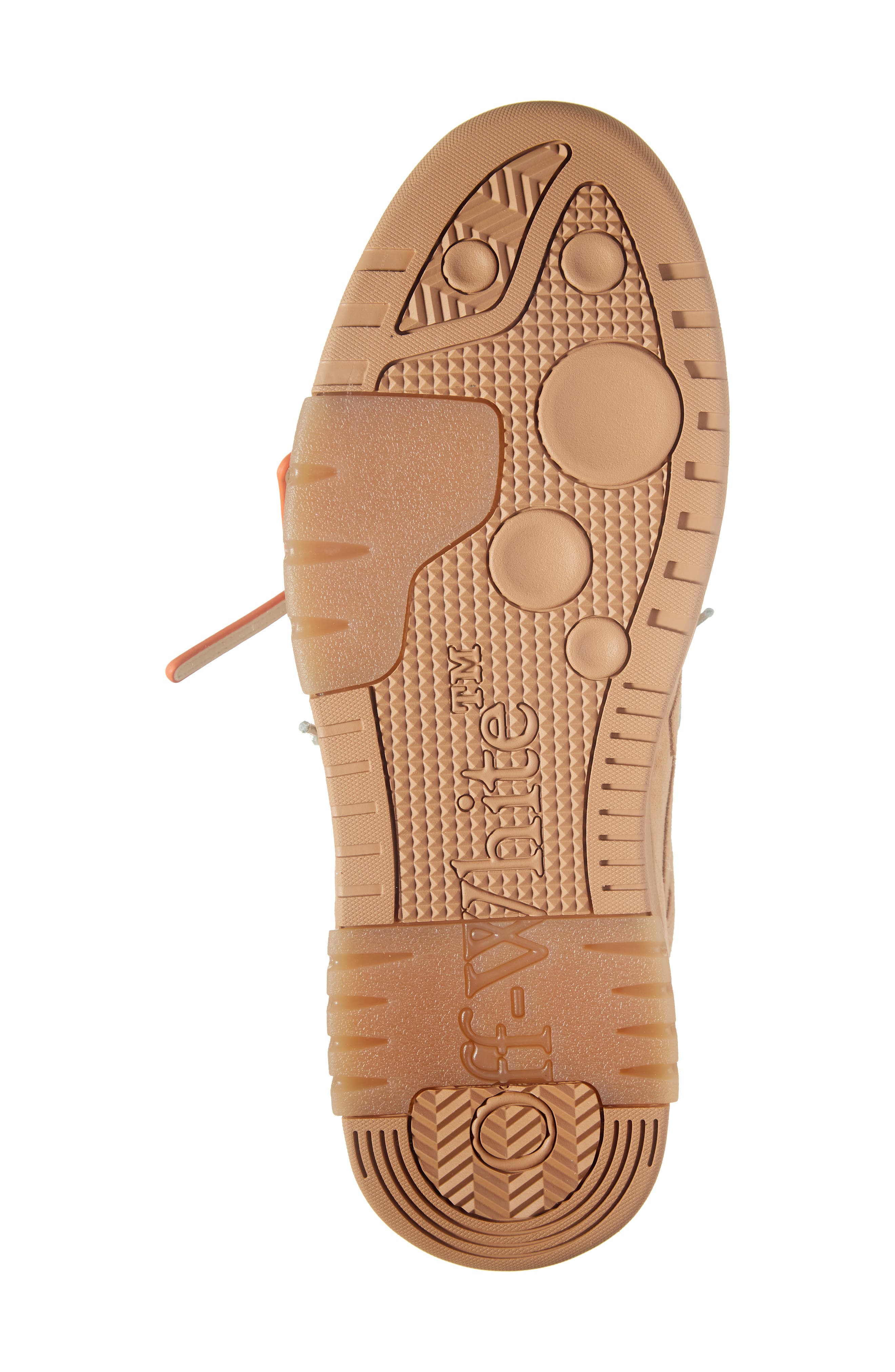 Off-White Out of Office Full Suede Sneaker, Alternate, color, Camel - Camel