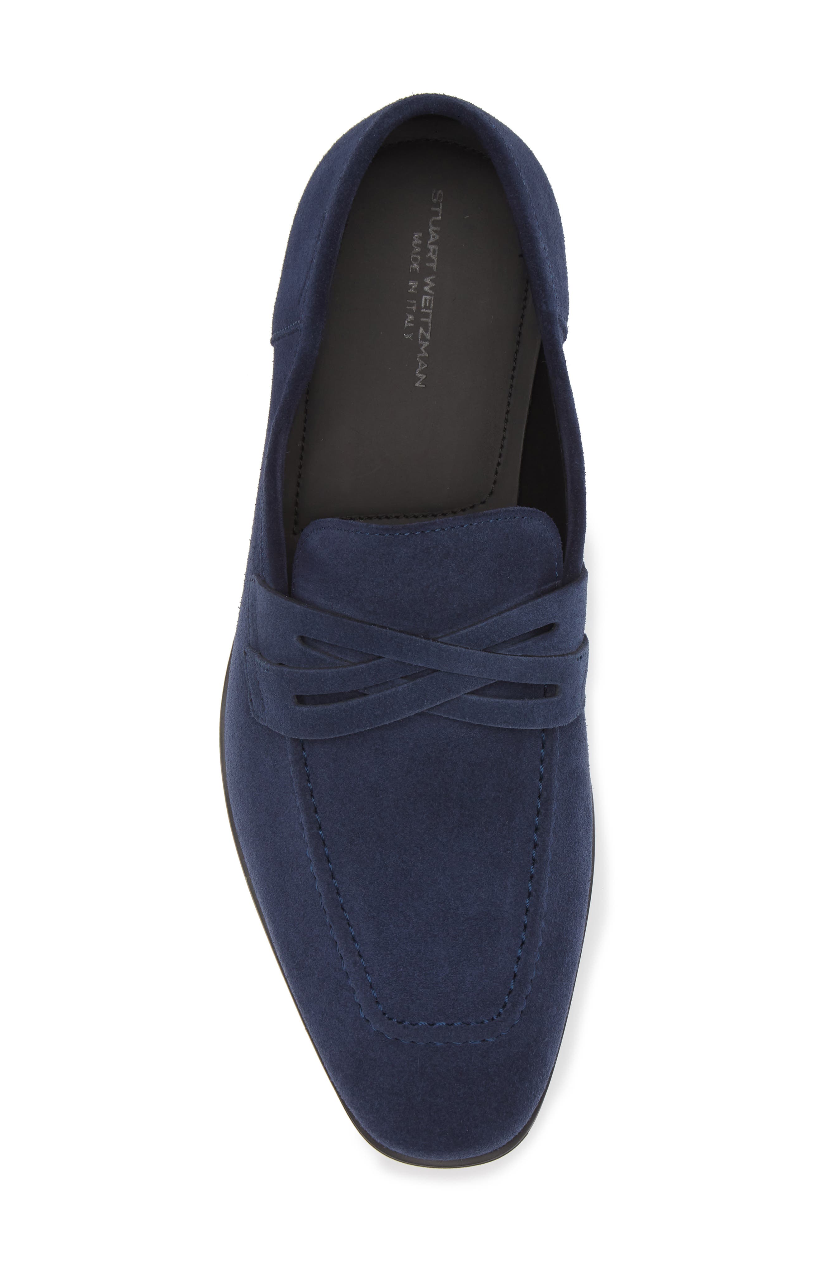 Simon Crisscross Loafer, Alternate, color, BLUE.