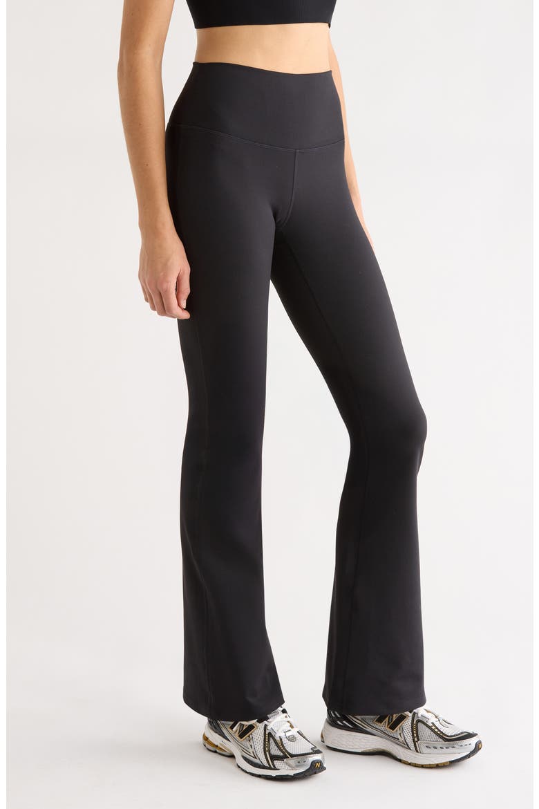 Live In Flare Leggings, Alternate, color, BLACK