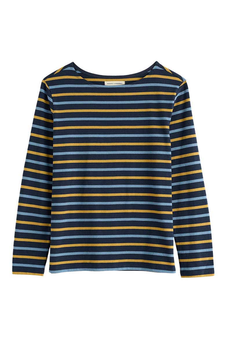 Sailor Organic Cotton T-Shirt, Alternate, color, TRI BRETON CADET