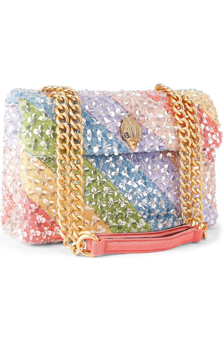 Kurt Geiger London Large Kensington Sequin Convertible Shoulder Bag, Alternate, color, Multi Pastel