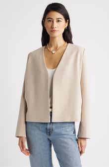 Collarless Blazer