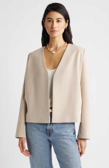 Collarless Blazer