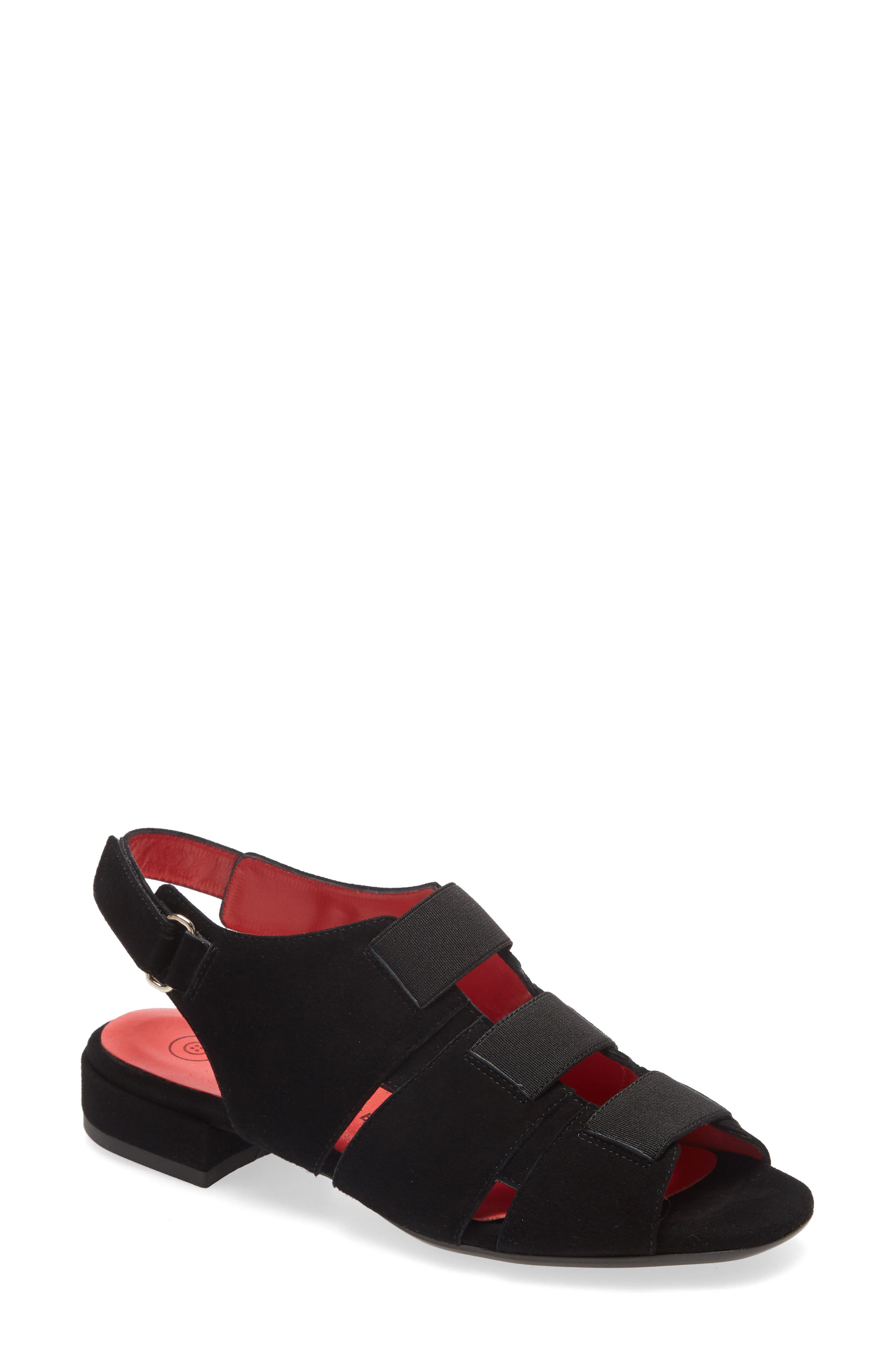 Pas de Rouge Fleur Sandal, Main, color, 