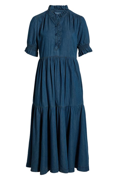 Feather Star Midi Dress