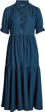 Seasalt Cornwall Feather Star Midi Dress