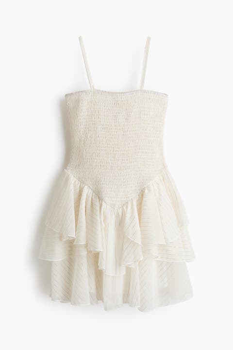 Smocked Strappy Dress