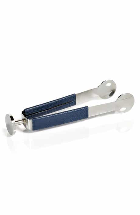 Laguna Leather Wrapped Ice Tongs