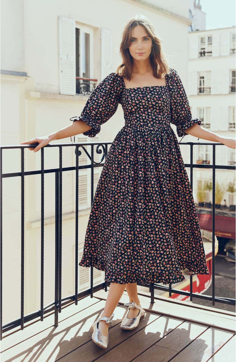 Eddy Grace Midi Dress, Alternate, color, 