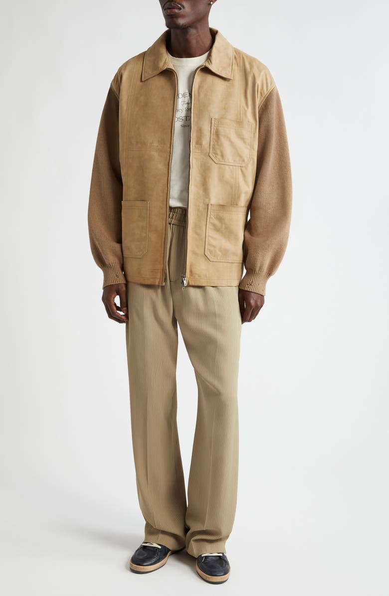 Golden Goose Journey Mixed Media Full Zip Jacket, Alternate, color, 