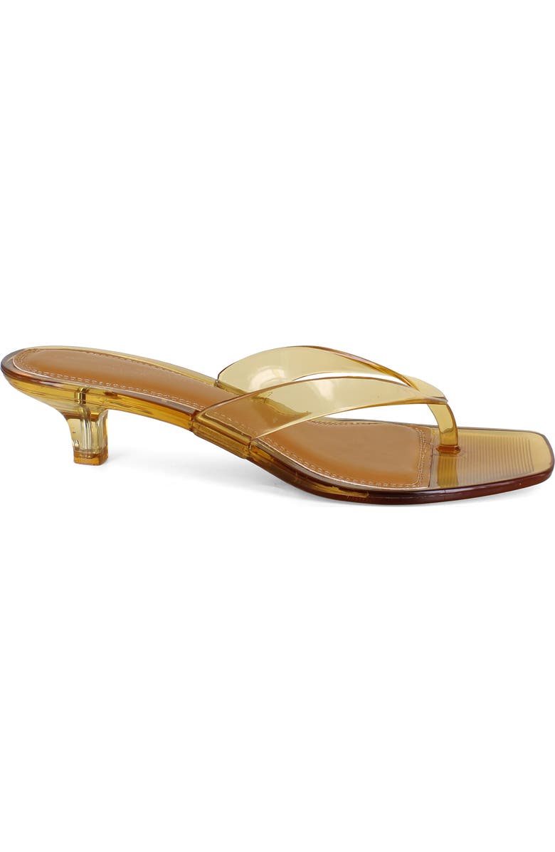 Christian Siriano Yash Kitten Heel Sandal, Alternate, color, Light Brown
