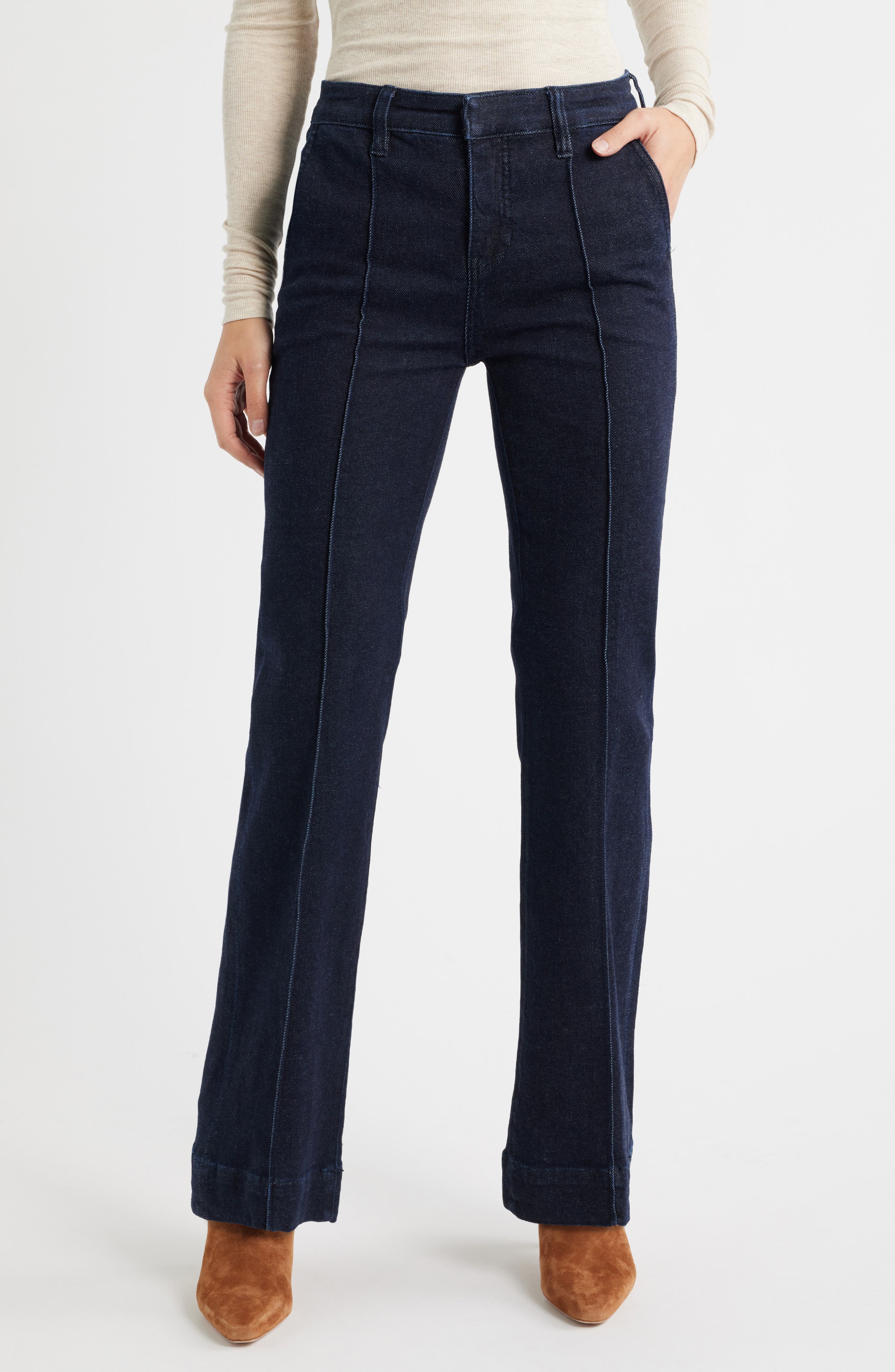 Pintick Bootcut Jeans