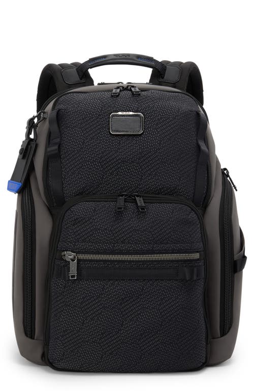 Tumi Alpha Bravo Search Backpack In Black Geometric