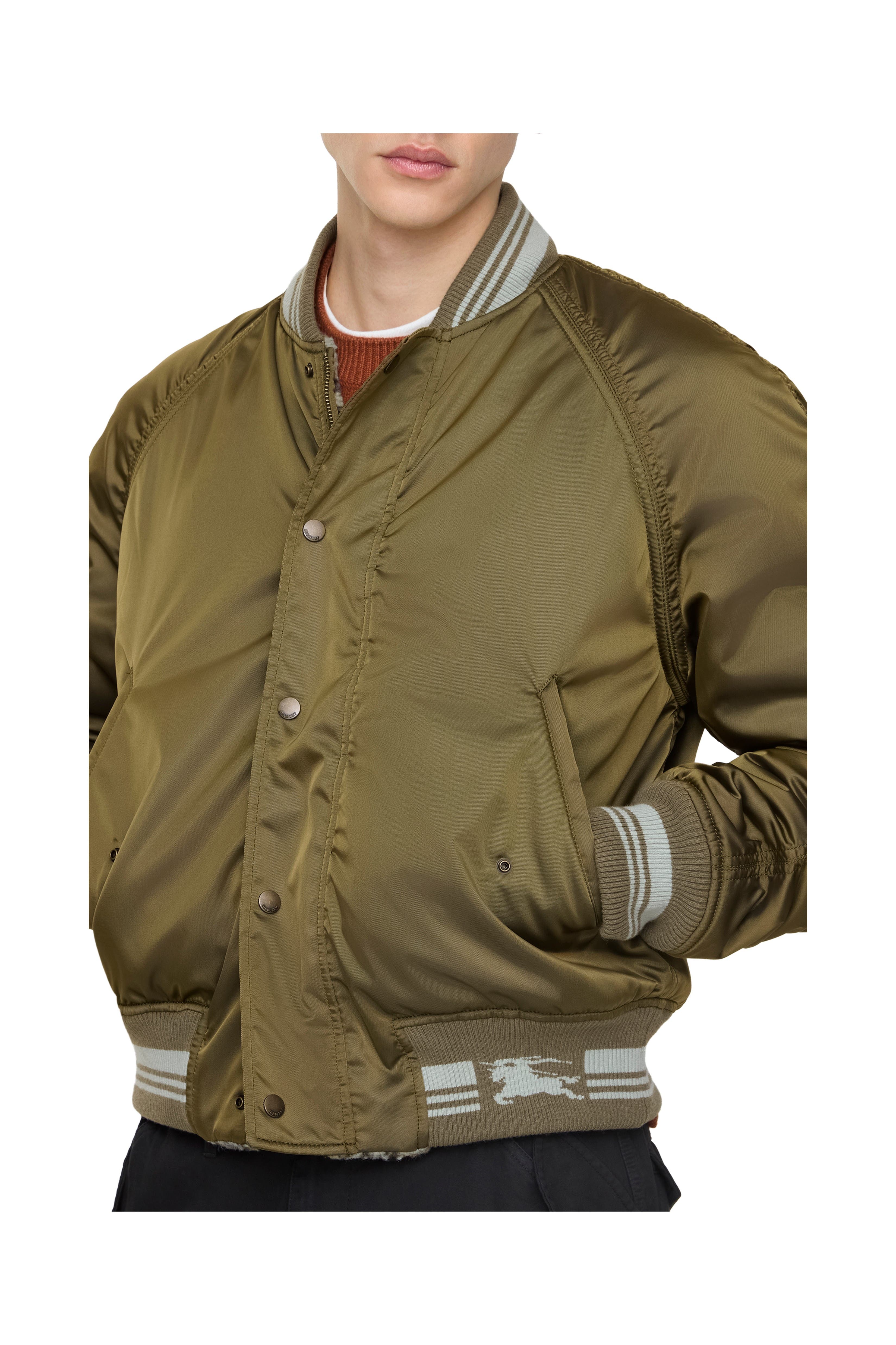 Reversible Nylon Bomber Jacket - image 2