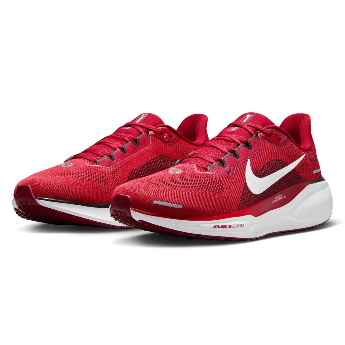 Nike Unisex Nike Red Arizona Cardinals Zoom Pegasus 41 Running Shoes, Alternate, color, 