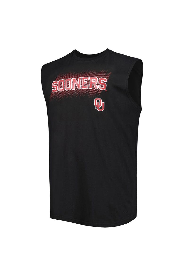 Men's Black Oklahoma Sooners Big & Tall Tank Top, Alternate, color, Black