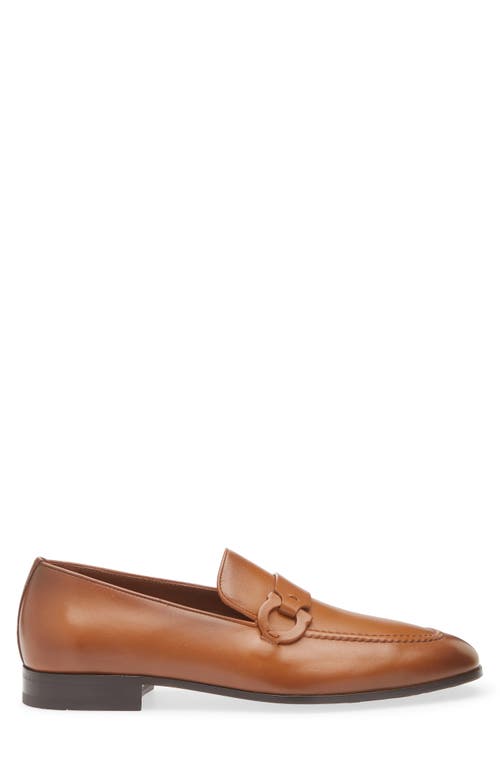 Ferragamo Bonny Apron Toe Loafer In Naturale