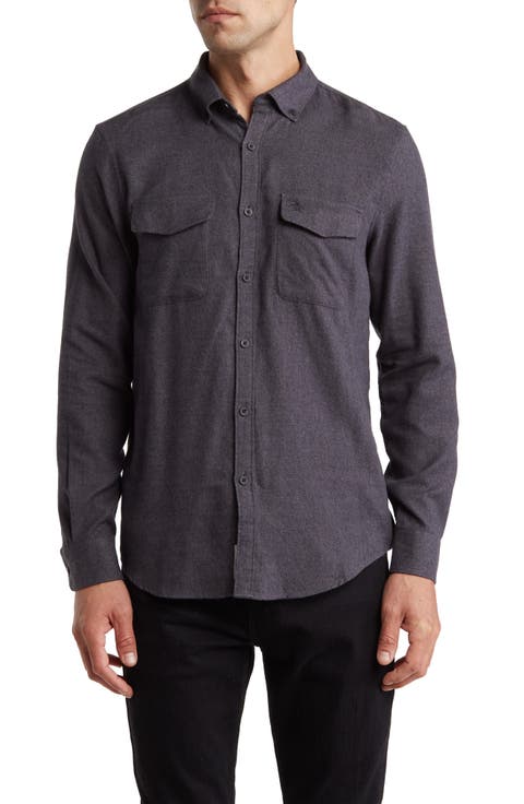 Jasper Chest Flap Pocket Flannel Shirt