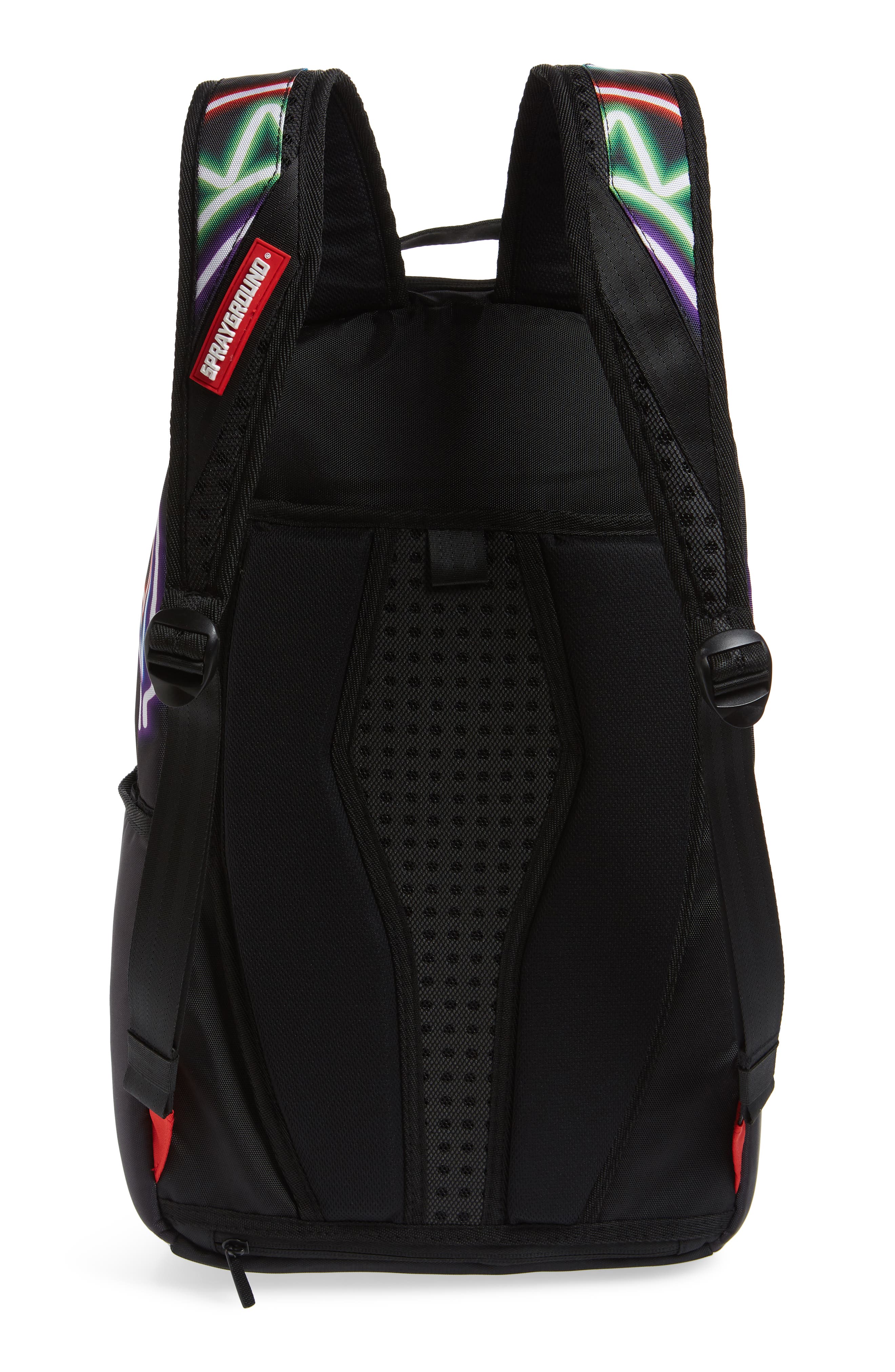 Sprayground Neon Shark Backpack, Alternate, color, 