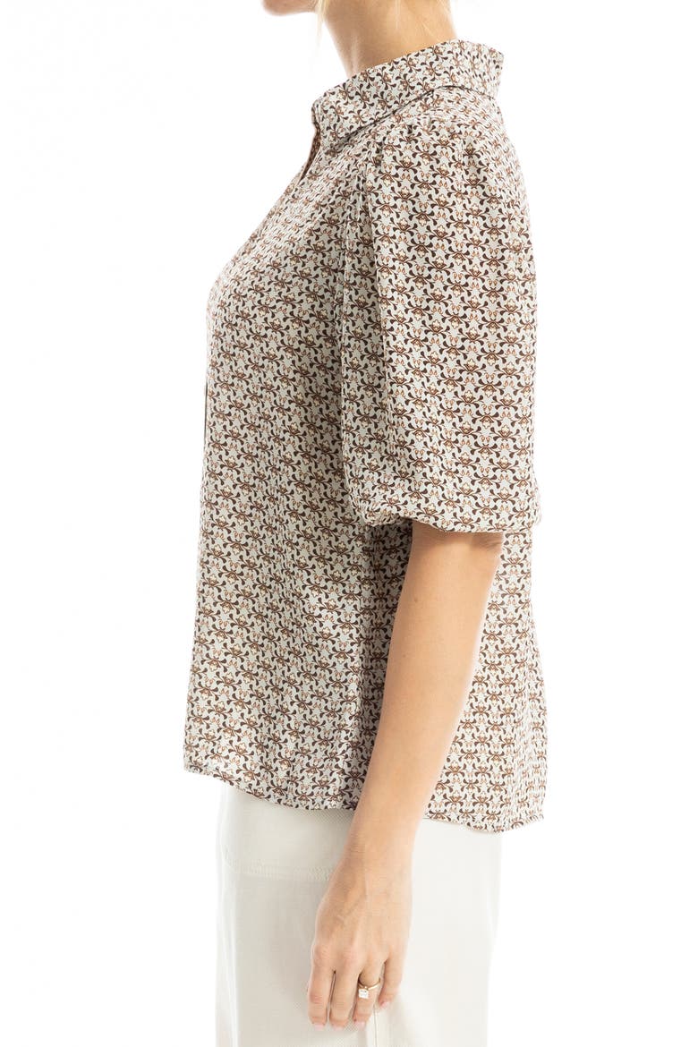 Elbow Sleeve Top, Alternate, color, SEAMIST/ACORN SM PETAL