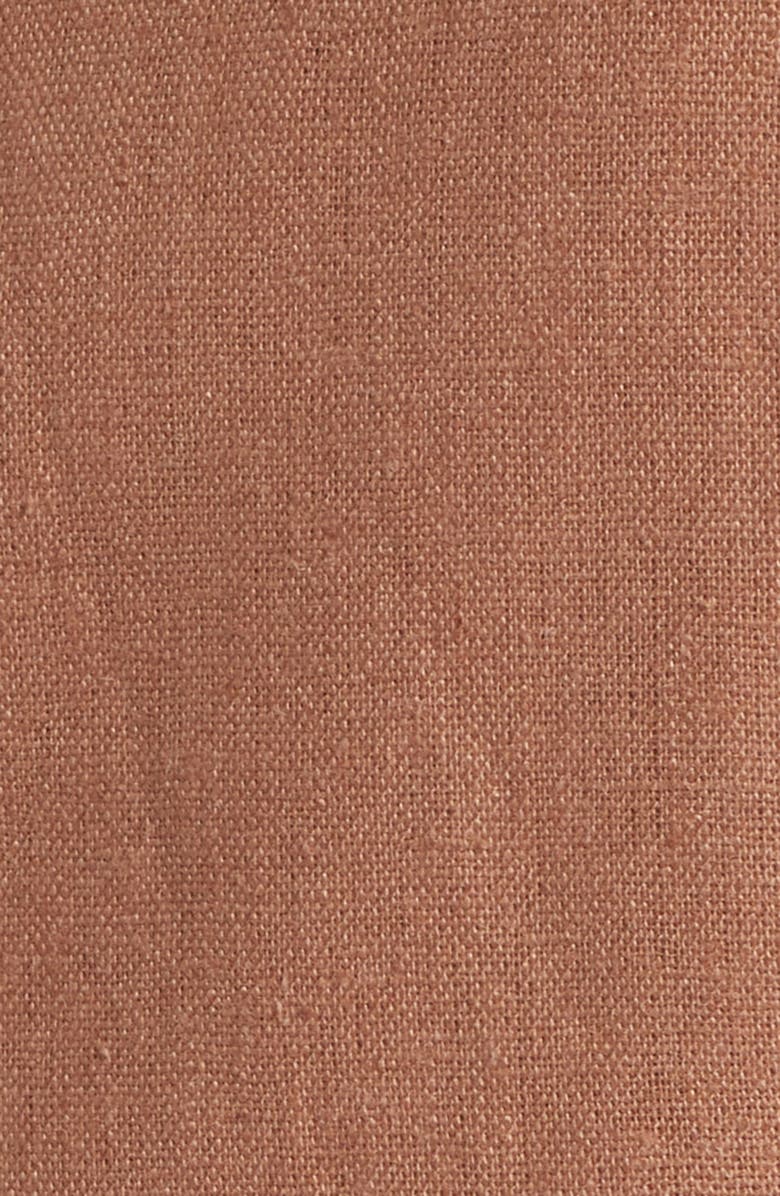 WAYF Naomi Linen Blend Vest, Alternate, color, Mocha