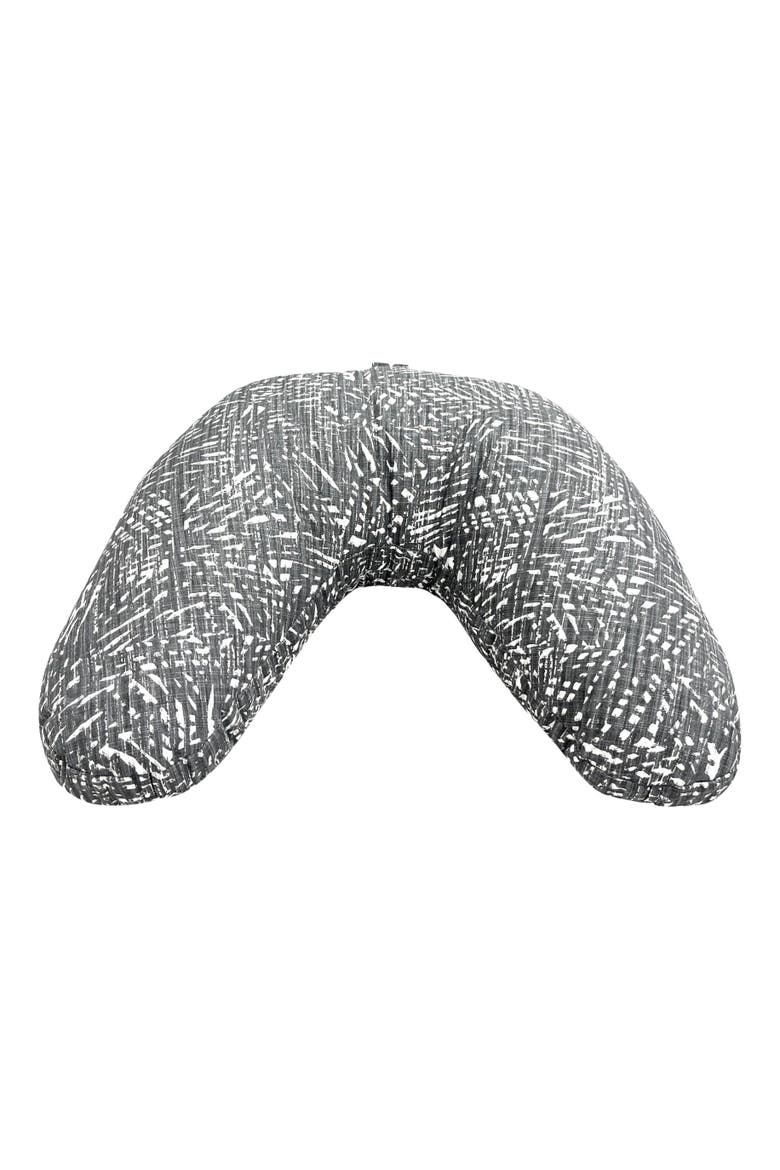 V-Shaped Meditation Cushion, Alternate, color, Misty Palms