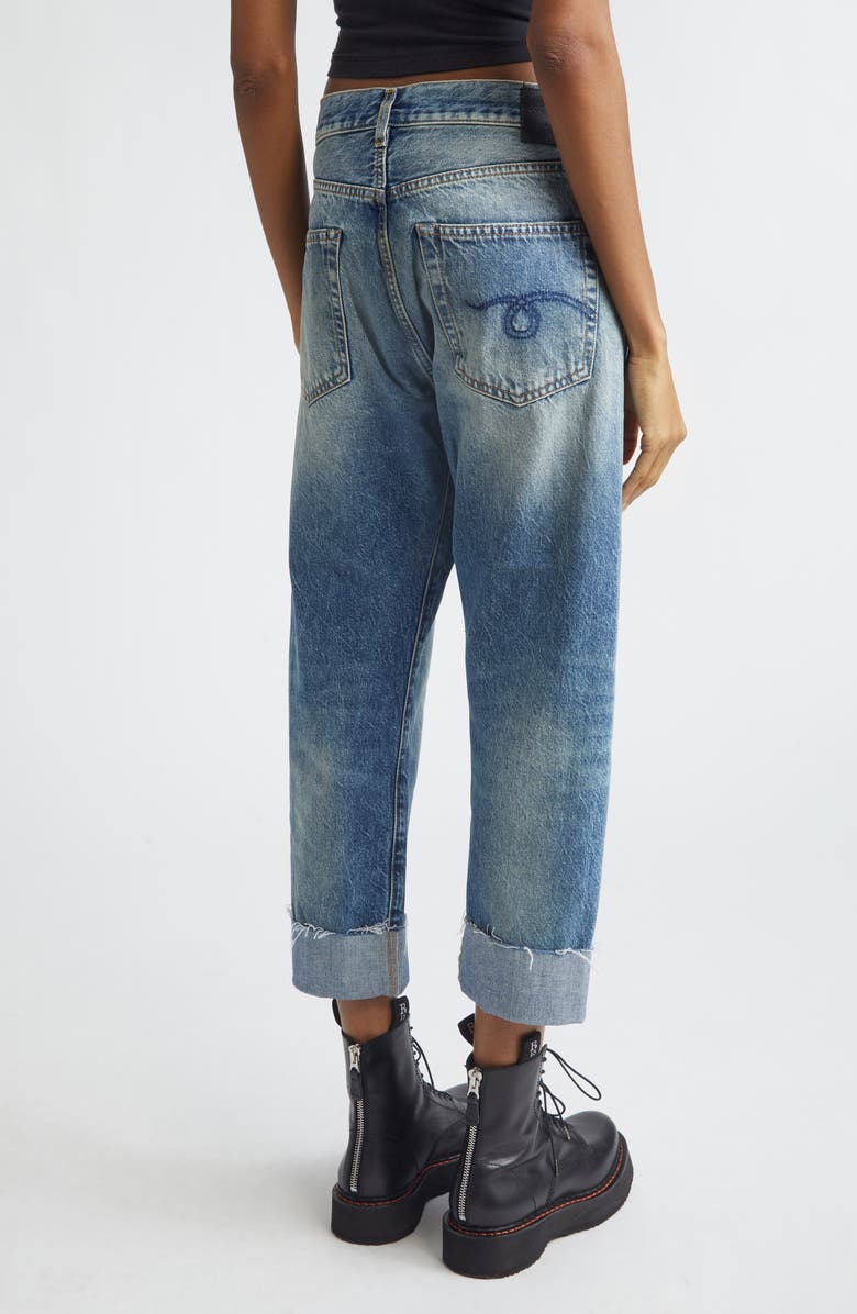 R13 Crossover Jeans, Alternate, color, Jasper