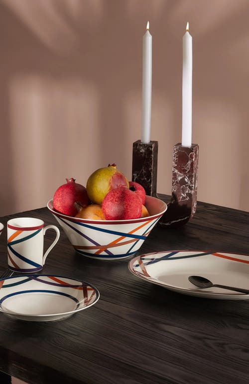 Missoni Home Tableware Oval Dish Nastri  Multicolor Diam. 14"