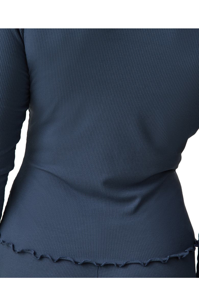 Kindred Bravely Ribbed Modal Cardigan, Alternate, color, Light Navy