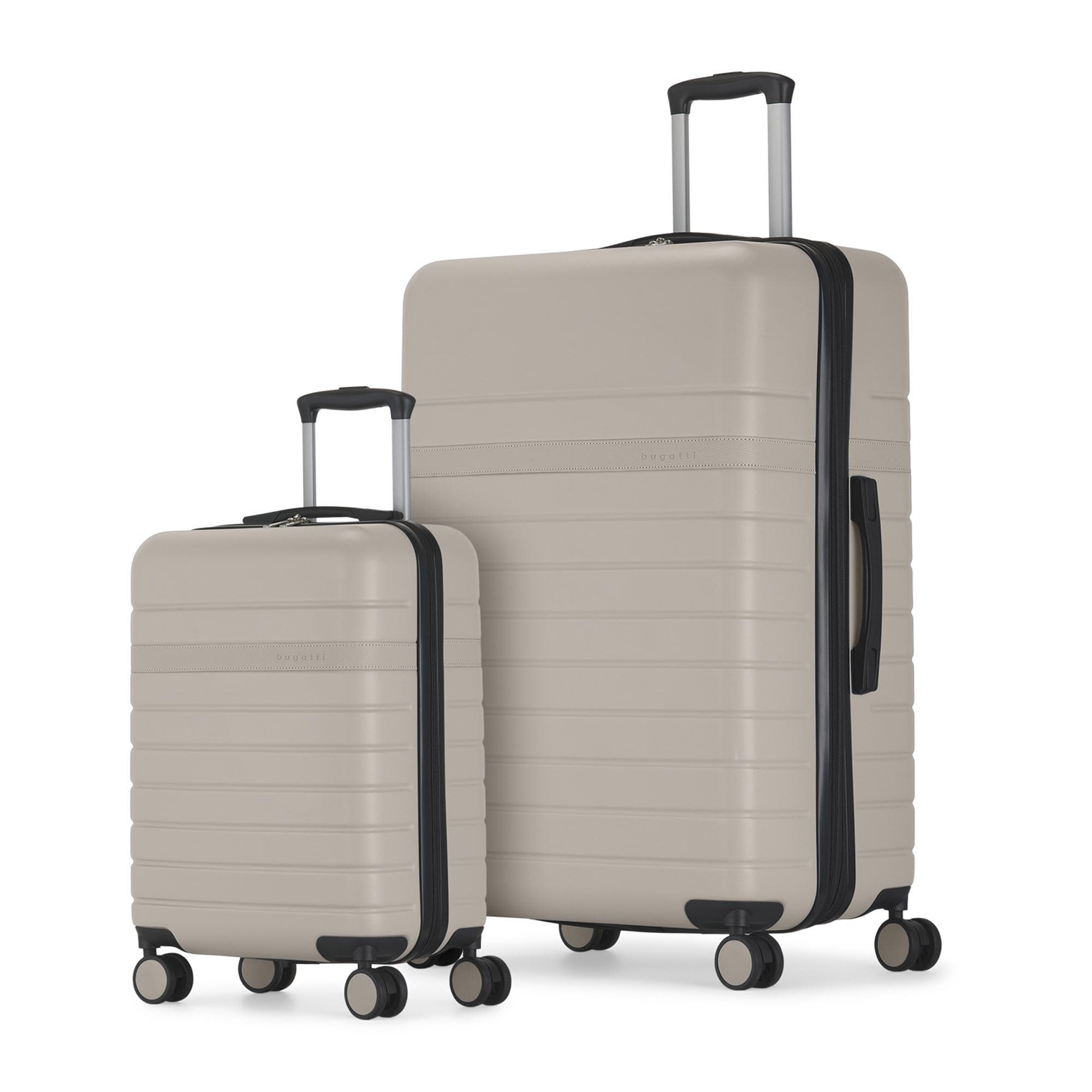 bugatti Lisbon 2 Piece Hardside Luggage Set with Expansion, Main, color, Latte