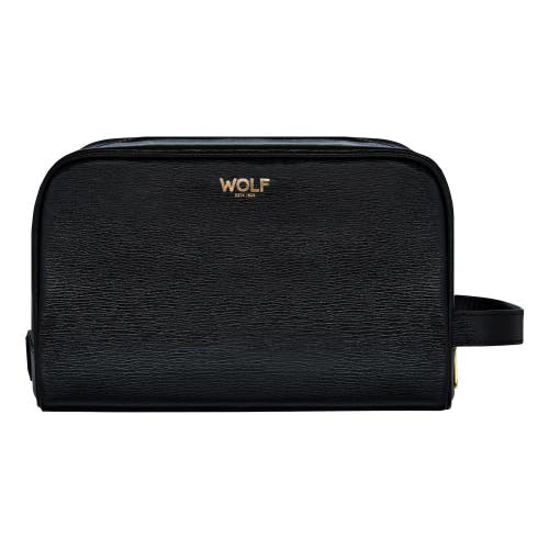Wolf W Washbag In Black