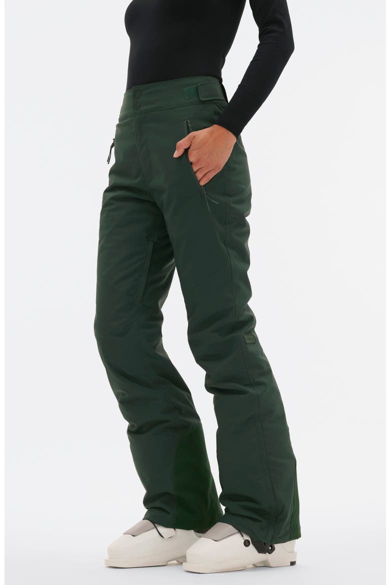 Alessandra Insulated Water Resistant Ski Pants, Alternate, color, ALPINE GREEN