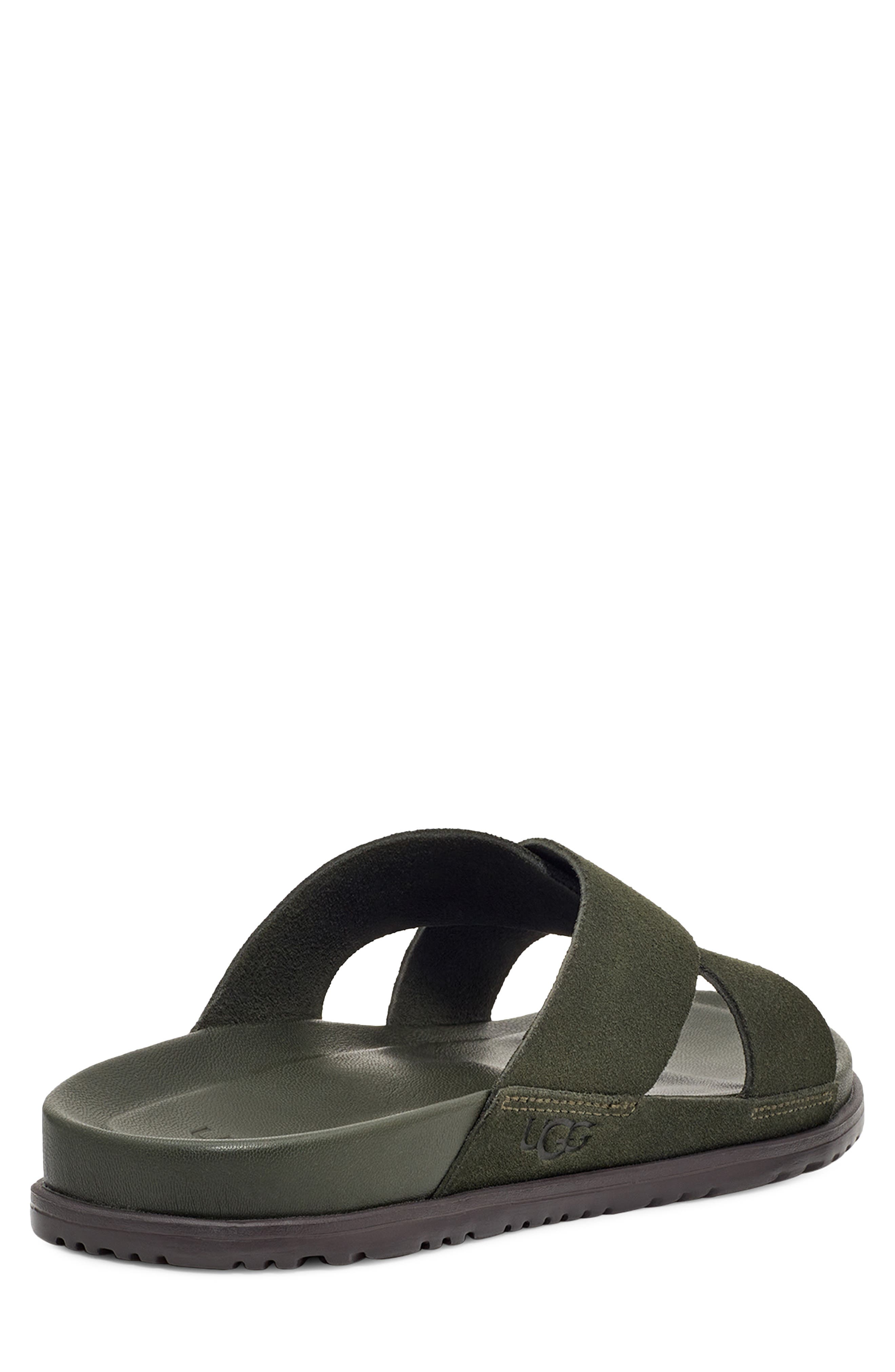 Wainscott Slide Sandal, Alternate, color, FOREST NIGHT
