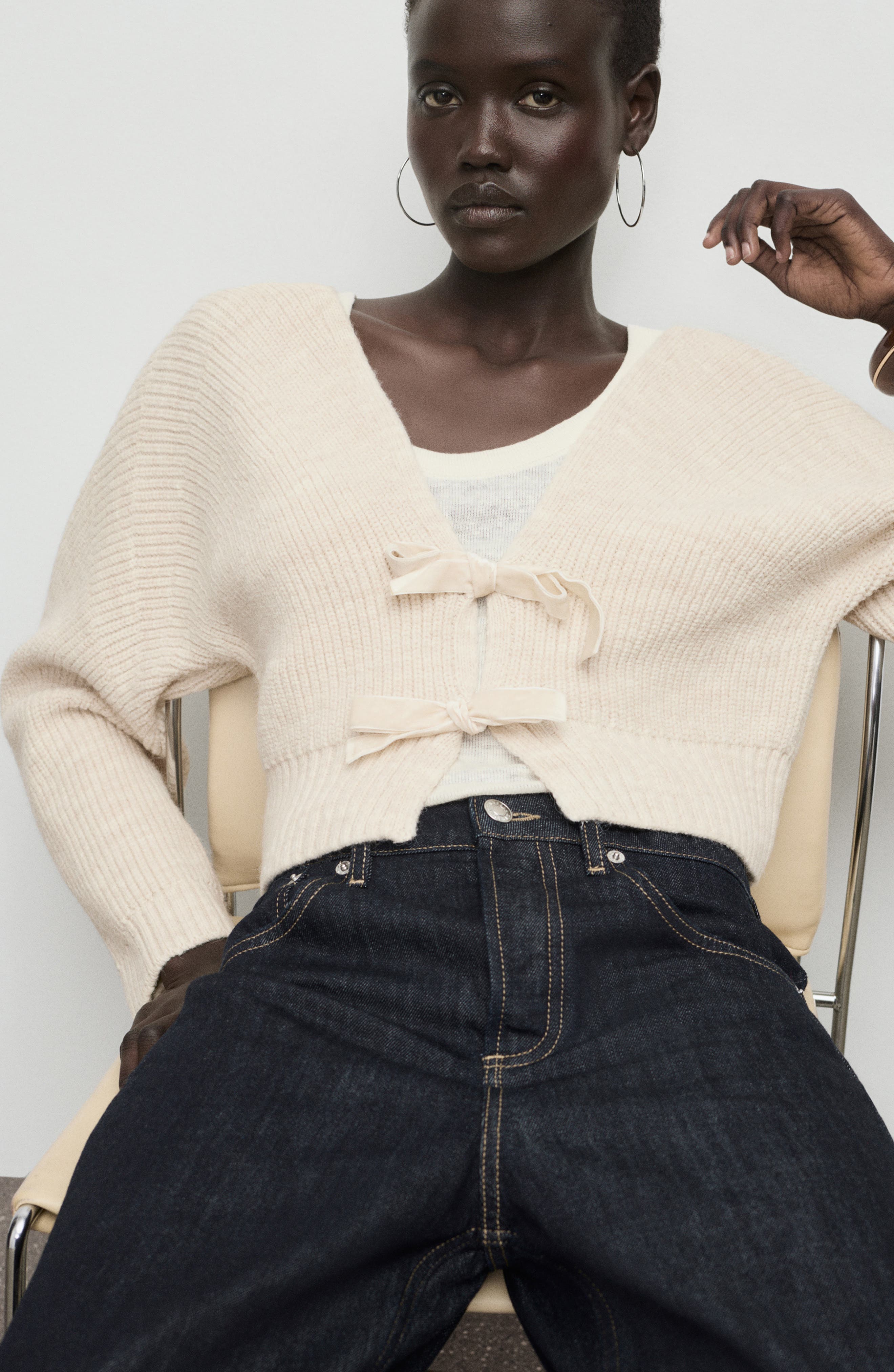 V-Neck Cardigan - image 2